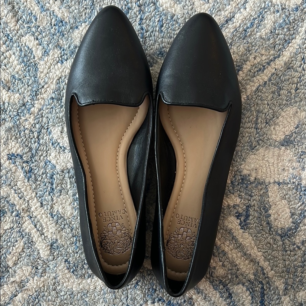 Vince Camuto Black Loafers - Condition: Like New